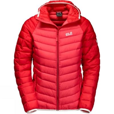 Chaquetas Jack Wolfskin Zenon Storm Mujer - Rojas - Chile RTZ395267